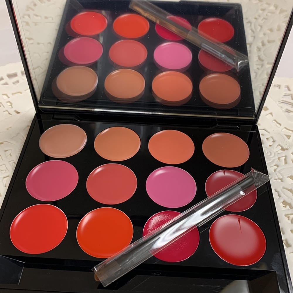 ISH lip statement palette NIB 12 Beautiful Shades Pinks, Reds, Tans. - Picture 10 of 13